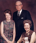 Deb with her parents, Howard and Shirley Ogle
