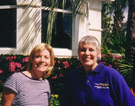 Deb with Kathy Shaffer